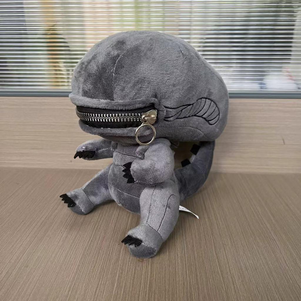 25cm Alien Xenomorph Plush Toy Cartoon Stuffed Doll for Boys Girls Fans Birthday Christmas Gifts