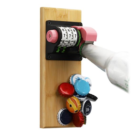 Magnetic Counting Bottle Opener Wall Mounted Beer Counter Bottle Opener Versatile Beverage Opener Drink Recording Tool