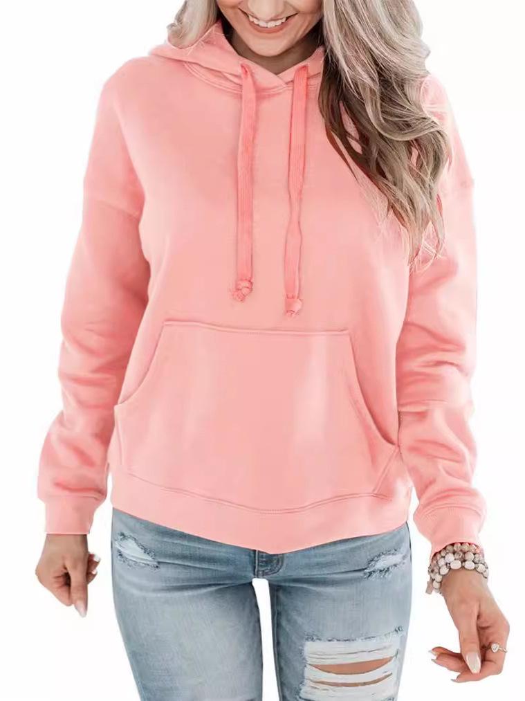 2024 Women's Casual Loose Hooded Sweatshirt - Autumn/Winter Style