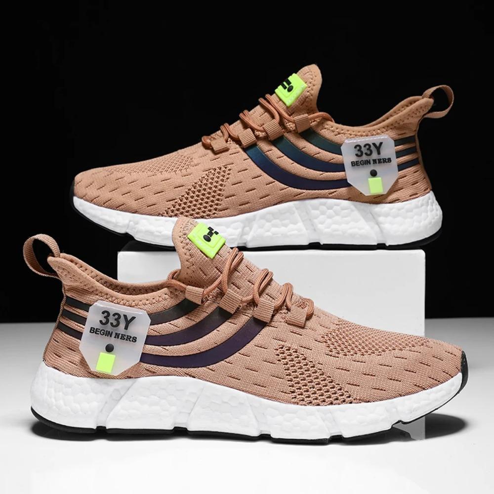 Men's Fashion Tennis Sneakers Shoes Lightweight High Quality Brand Women's Comfortable Mesh Vulcanized Shoes Zapatillas Hombre