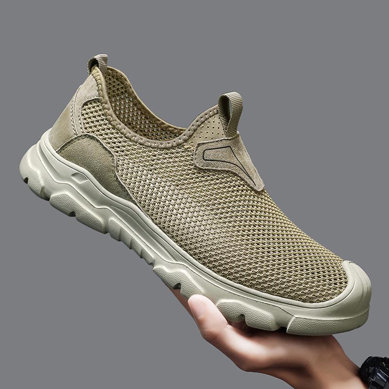 New Breathable Men's Casual Shoes Breathable Mesh Loafers Sneakers New Male Comfortable Driving Footwear Outdoor Shoes Trainers