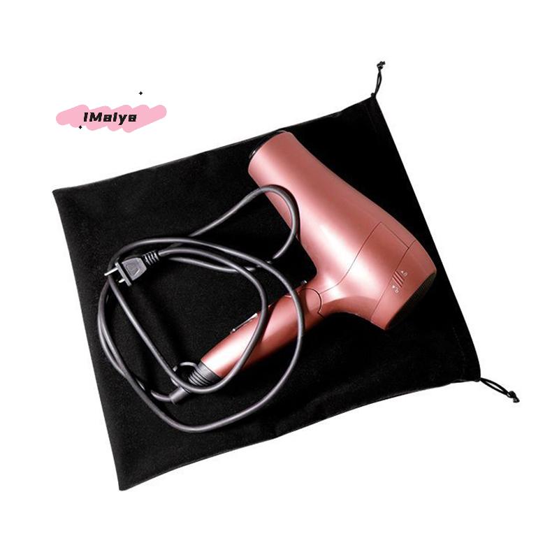 M-Travel Hair Dryer Cloth Bag Hair Diffuser Hairdryer Bag Drawstring Closure Cover Canvas Storage Belt Mouth Drawstring Dust Bag