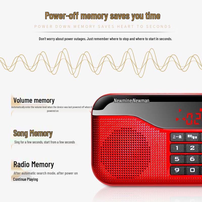 Newman Portable Multi-Function Radio Player