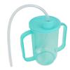 Adult Sippy Cup Spill Proof Convalescent Feeding Drinking Cup with Dual Handle for Elderly Disabled Patients