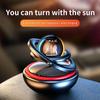 Car Aromatherapy Double Rings Rotary Suspension Rotating Air Freshener Dashboard Perfume Car Auto Diffuser Perfume Car Ornament