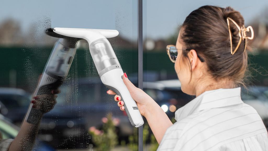 TEESA window washer, light and powerful, battery-powered, super set
