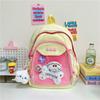 Schoolbag new Japanese ins high value fresh and sweet candy color bar pain bag junior high school students lightweight backpack