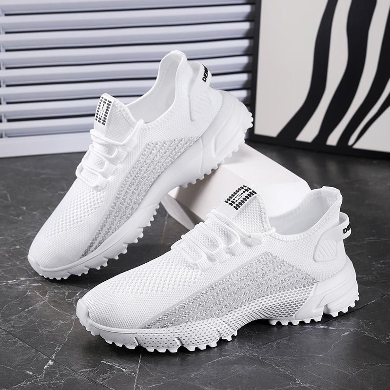 

YRZL Мужские кроссовки для бега Легкие Дышащие Мужские кроссовки Нескользящие Прочные Удобные Мягкие Повседневные Спортивные туфли для улицы 44