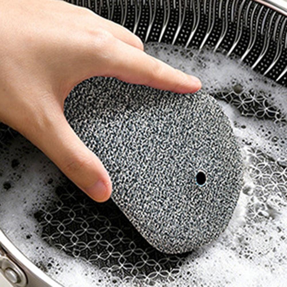 Water Drop Shape Dish Scrubber Sponge Non Scratch Kitchen Sponge Cleaning Pad  Kitchen Accessories