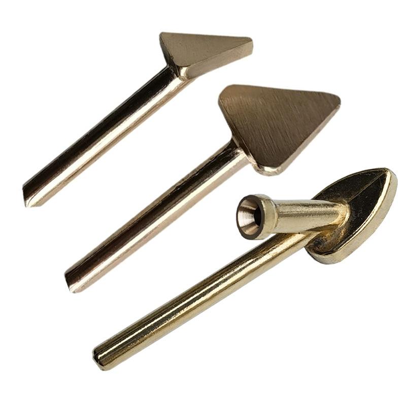 Durable 3Pcs Soldering Iron Replacement Tips Universal Welding Accessory for Mobile Phone Repair Work