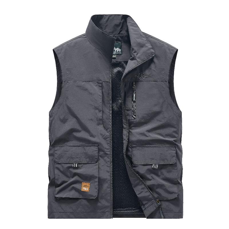 High Quality Sports Leisure Windproof Breathable Tank Top Fashion Versatile Sleeveless Tank Top Men Spring Autumn Outdoor