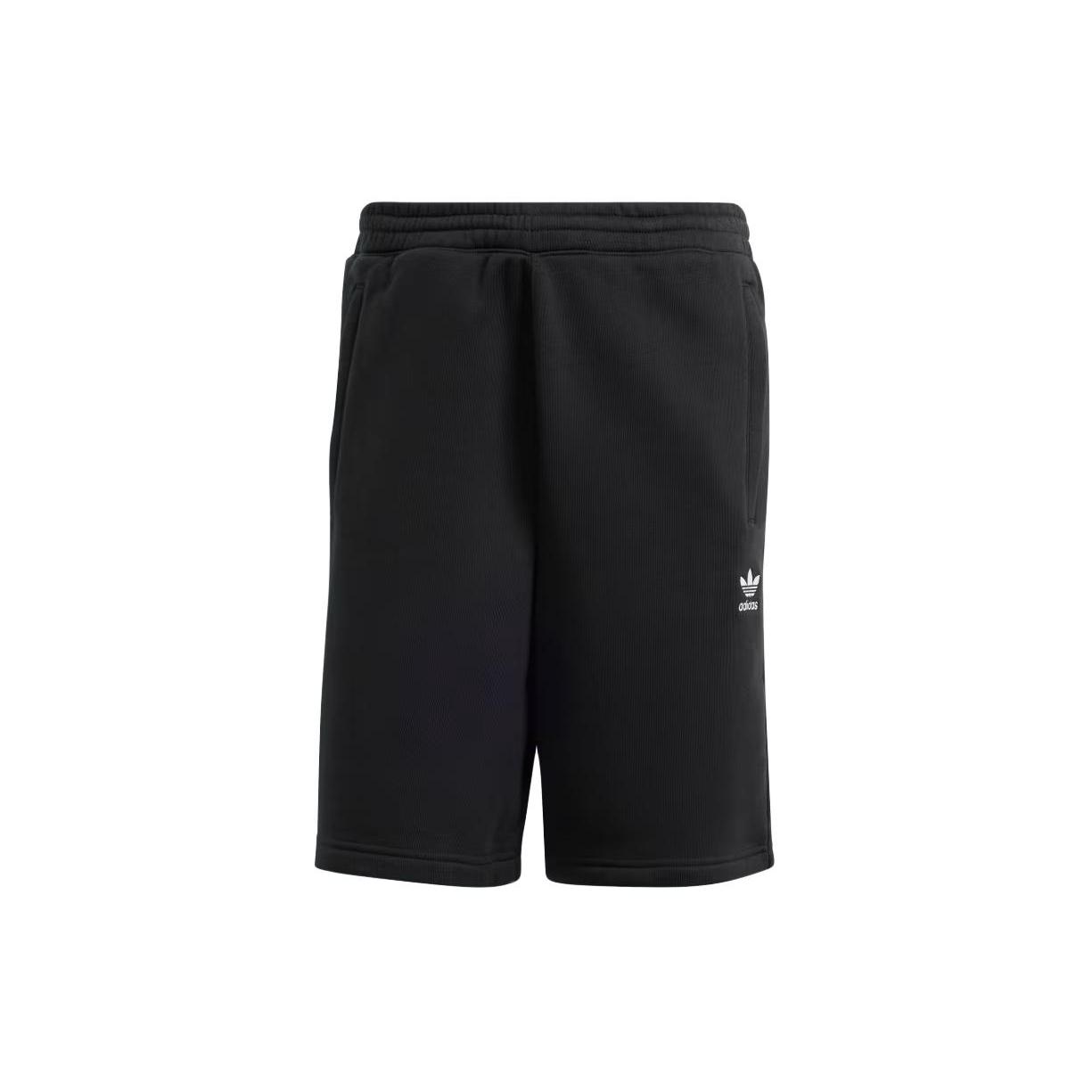 Adidas Originals Essential Трефойл Базовые Шорты Повседневные Шорты Мужские Черные IR6849 S