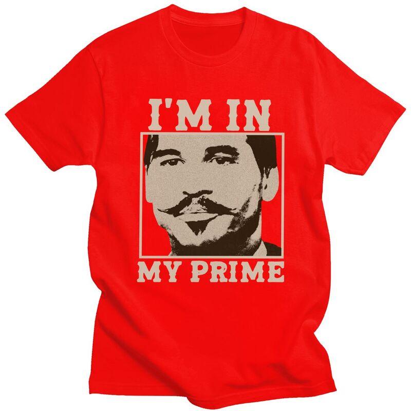 Custom Male Doc Holiday Im In My Prime T Shirts Short Sleeves Cotton Tshirts Tshirt Casual Tee Clothes S