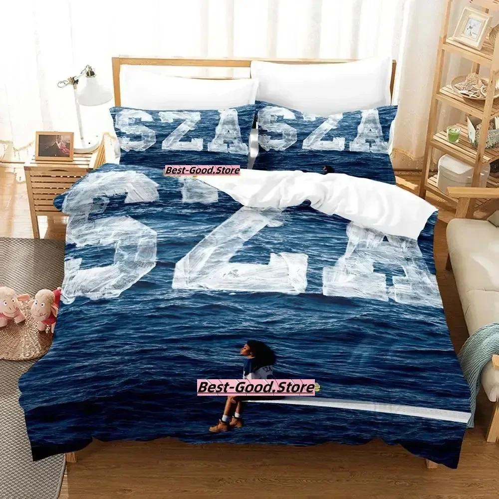 Popular Sza Bedding Set Single Twin Full Queen King Size Bed Set Adult Kid Bedroom Duvetcover Sets Anime Parure De Lit Bed