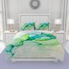 Marble Duvet Cover Set Marble Bedding Set Blue Gold Abstract Texture Kid Bedclothes Double Queen King Size Polyester Quilt Cover