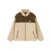 New Balance Velvet Jackets Women's Khaki Stand Collar Thickened And Fleece Lined Unisex AWJ33334-INC