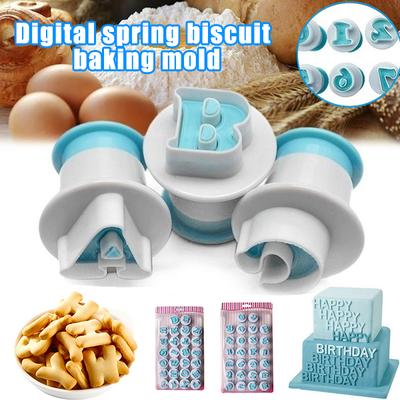 10/26 Stück Buchstaben Kuchenform Fondant Sugarcraft Kekse Plunger Dekorationswerkzeuge