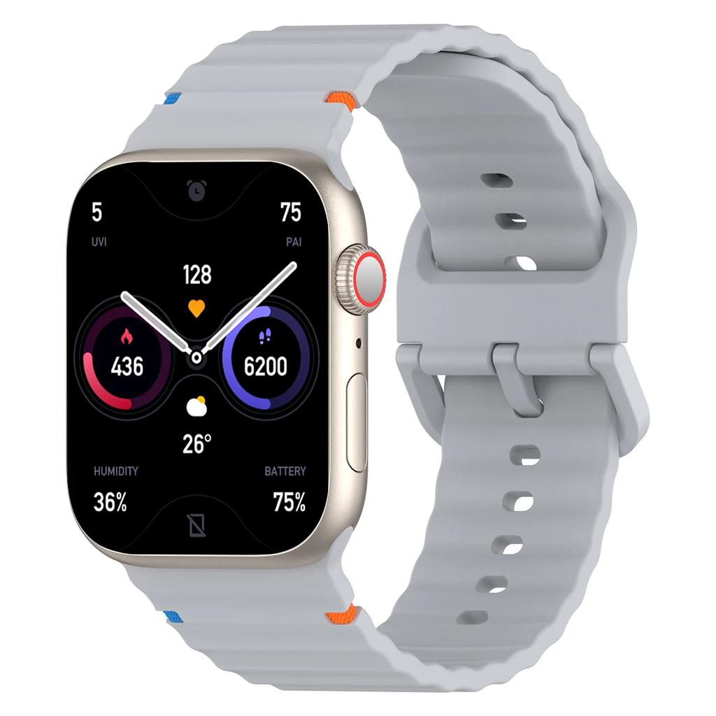 Silikonarmband für Apple Watch Ultra Band 49mm 46mm 45mm 42mm 44mm 40mm 41mm Armband Gürtel iWatch Serie 10 9 8 6 7 5 SE