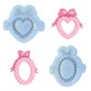 Bowknot Ornament Quicksand Silicone Mold Keyring Pendant Handmade Decoration Mold for Valentines Day Birthday Gift