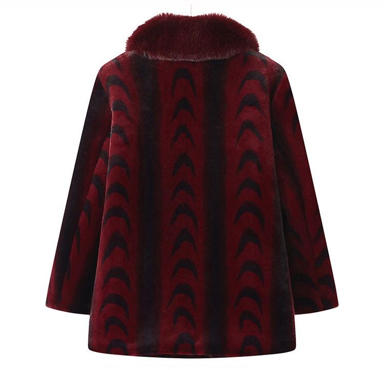 Mink Velvet Coat for Middle-Aged & Elderly Women – 2025 New Style Velvety Thickened Winter Outerwear