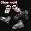 10 Stück Plastik Transparent Fußmodell Sockenformen Paste Extrusion Display Geschenk Schuhverpackung 8/10/12cm Booties Form.