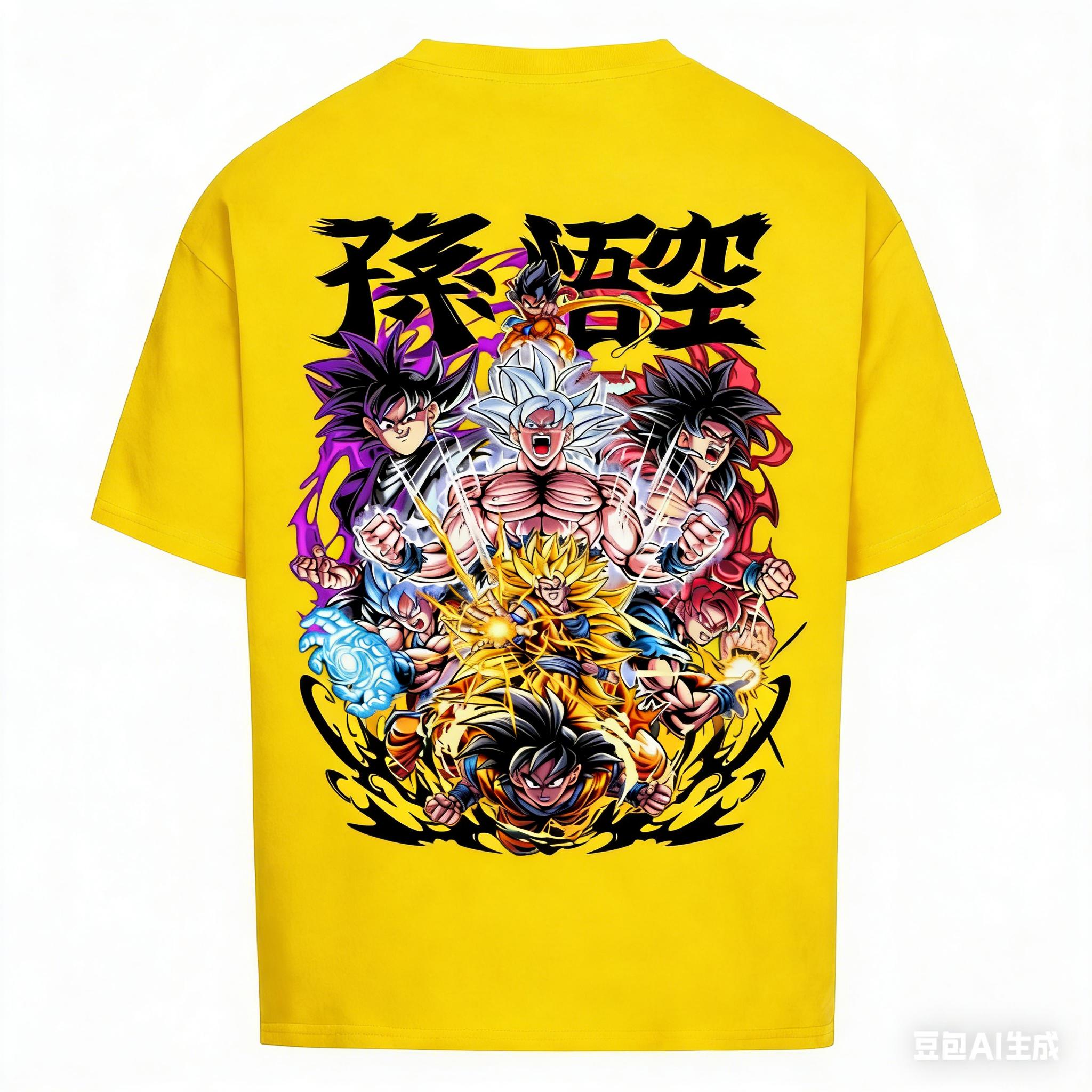 

Sports Casual Outdoor Gym Goku All Forms TShirt Unisex 2026 Summer Cotton Oversized Dragon Ball Anime Graphic Print Daily Wear Tee S