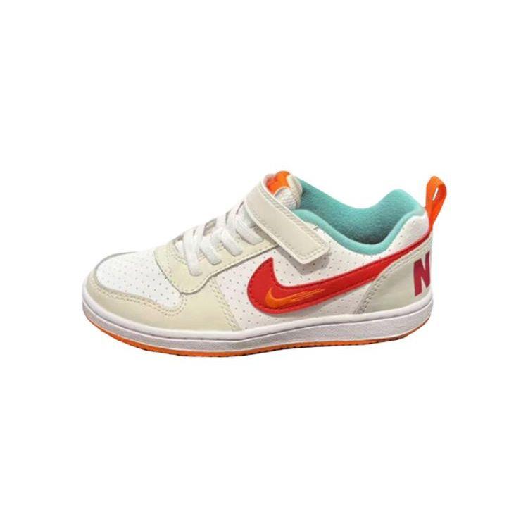 

Nike Low Leather Comfortable Durable Low-Top Walking Shoes Baby Shoes Off-White FD9914-161 22