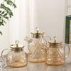 New Champagne Color Glass Cool Kettle Stainless Steel Lid High Borosilicate Glass Juice Pot Large Capacity Household Lanling Pot