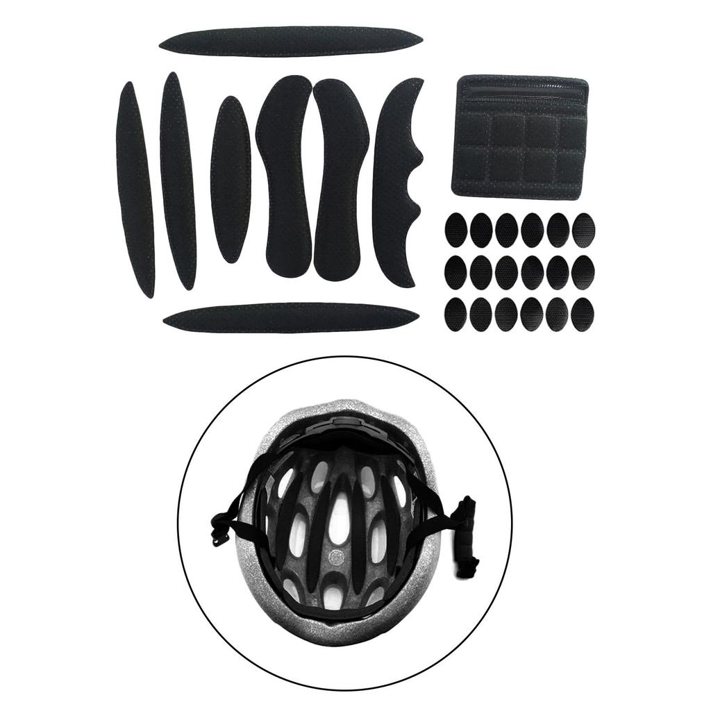 Bike Helmet Padding Sponge Helmet Liner Foam Pads Crash Hat Cleaning Washing