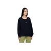 Li Ning Running Series Langarmshirt mit Logoprint, Rundhalsausschnitt, Damen, Schwarz, ATLS078-1