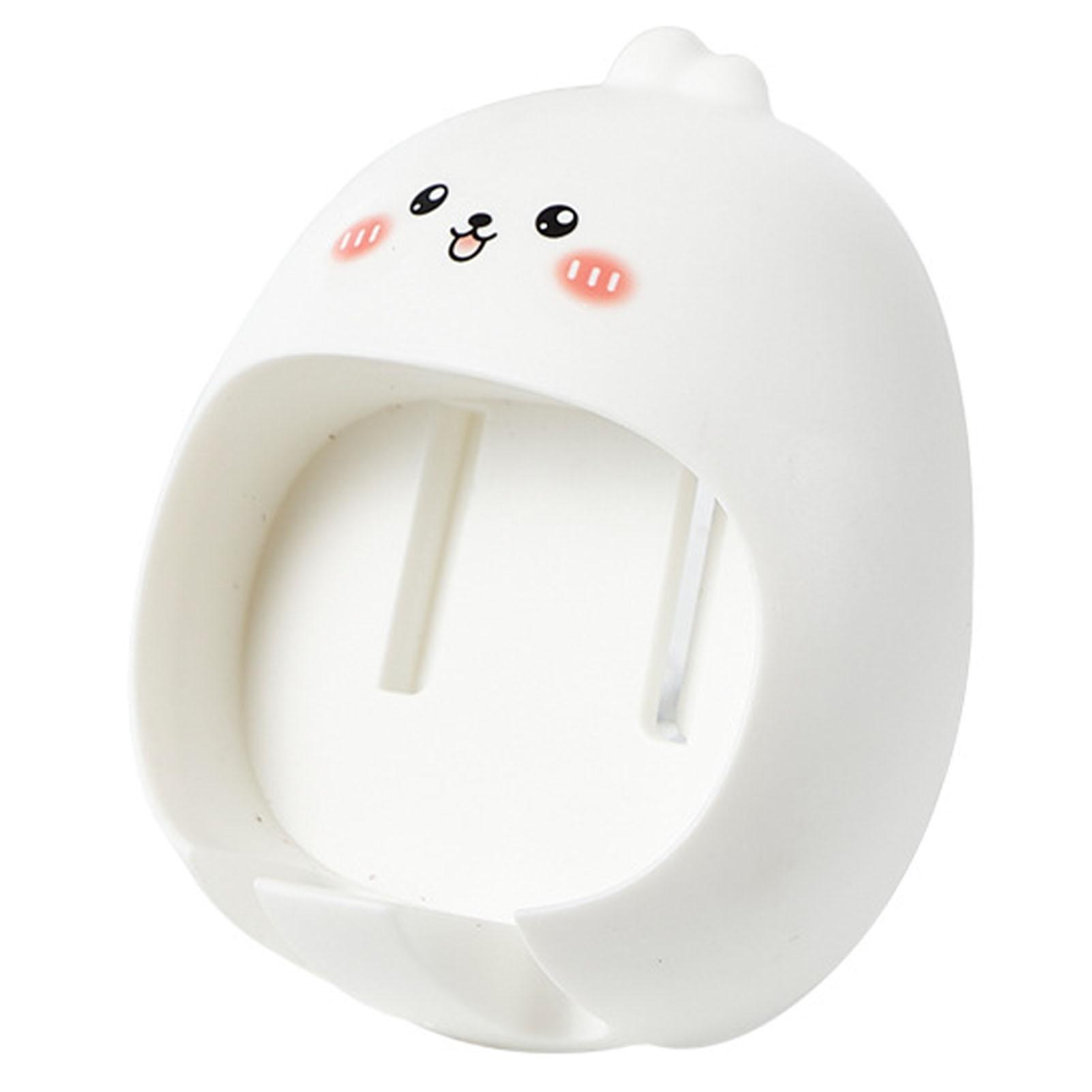 

Милый держатель для зубных щеток, многоцелевой, без перфоратора, мультяшный, настенный, с изображением животных