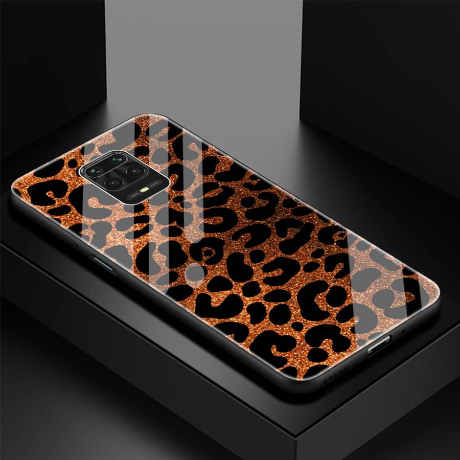 Leopard Print Case for Xiaomi Redmi Note 14 K40 9S 10S Note13 Pro Plus A5 A1 A2 8 12 10 12C 10C 9 11 Phone Cover