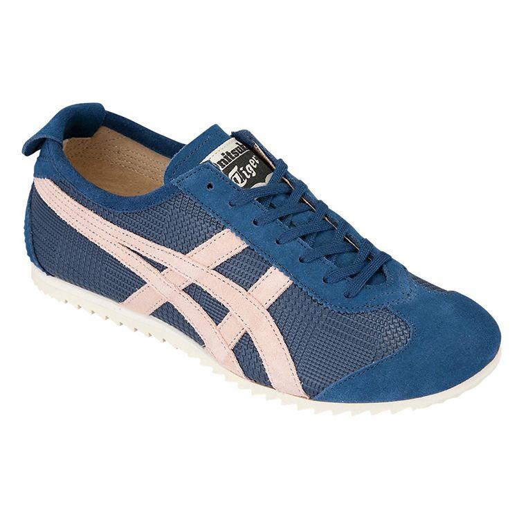 Onitsuka Tiger Ud Prestige Lightweight Comfortable Durable Low-Top Running Shoes Women sneaker Blue Pink 1182A118-400