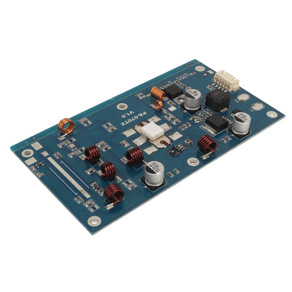 50W FM Amplifier Module Audio Amplification Board with Power Standing Wave Temperature Detection DC13‑16V 87‑108MHz