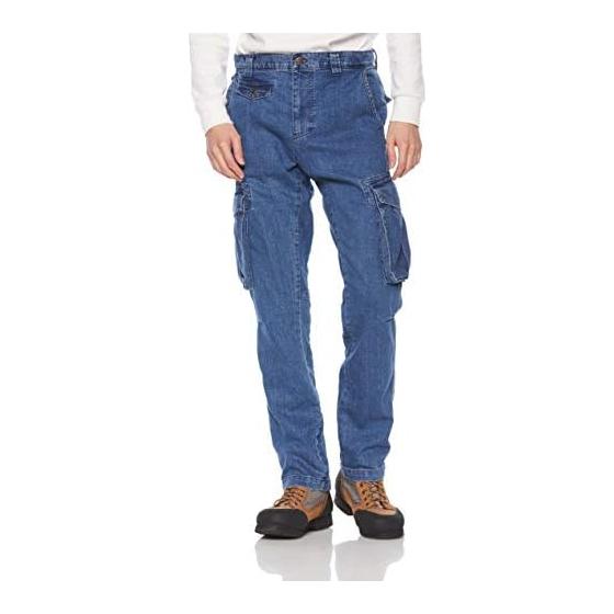[Bonmax] RP6903 Denim Cargo Pants Light Denim SS