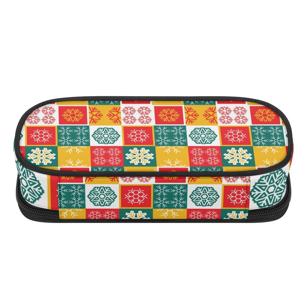 Pen Case Organized Storage Zipper Closure 300D Polyester with Main Compartment Mesh Pocket and Pen Slots for Teens and Students