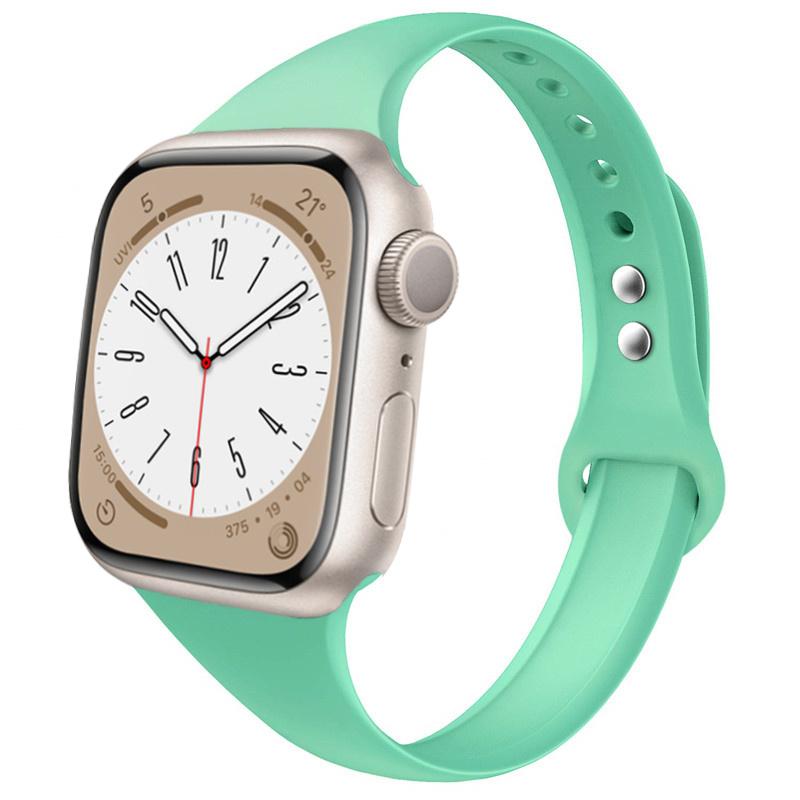 Slim strap for Apple watch ultra 2 3 band 49mm 46mm 44mm 41mm 45mm correa Silicone bracelet iWatch series 11 8 7 3 9 10 SE 40mm