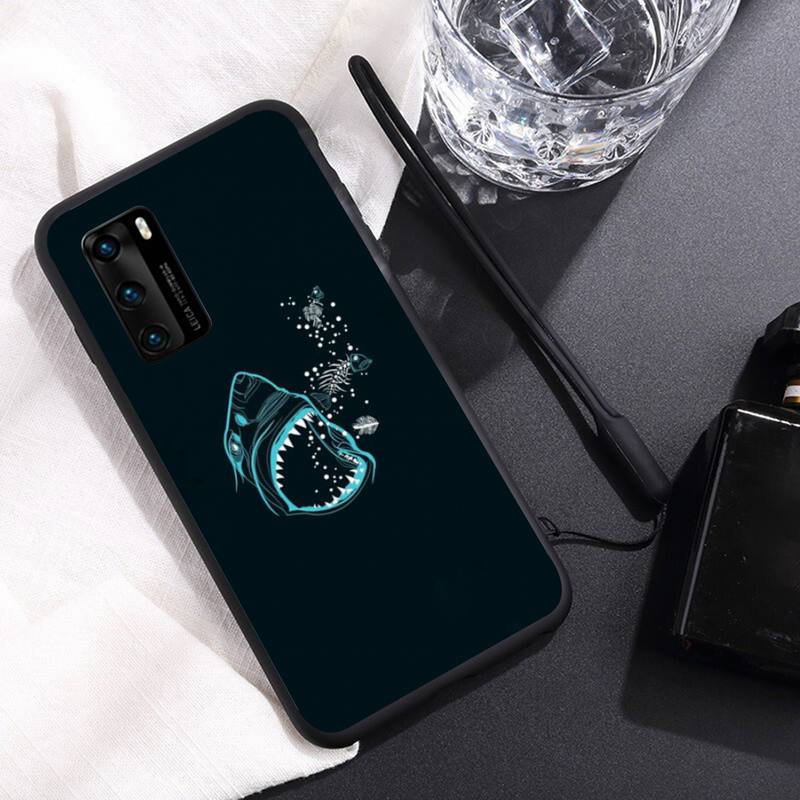 

Чехол для телефона Scary Shark для Huawei Y6 Y7 Y9 Prime 2019 Y9s Mate 10 20 40 Pro Lite Nova 5t силиконовый чехол Huawei Y6 2019