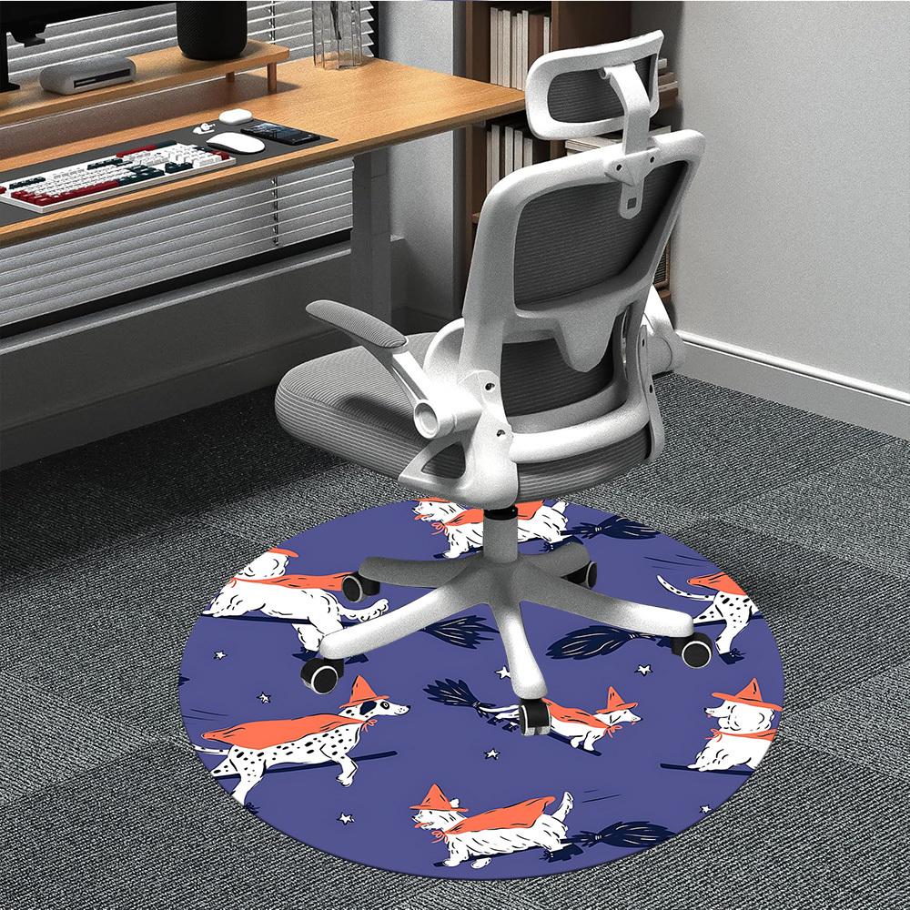 

1pc Witch Dogs Chair Carpet for Office - Durable, Ideal for Chair Mats, Stylish & Functional Decorative Rug yy260203074 80cm by 80cm