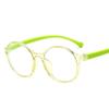 Round Anti Radiation Silicone Glasses for Kids 3-12Years Old Computer Anti-blue Light Eyeglasses