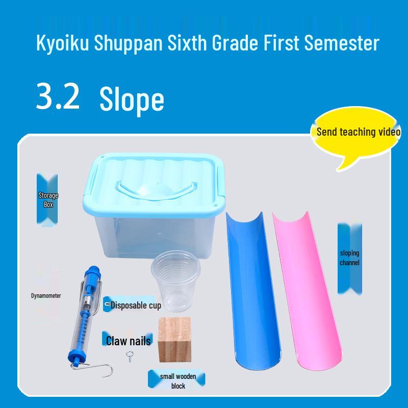 

Набор по науке для 6 класса: Материалы для эксперимента с наклонной плоскостью и учебник