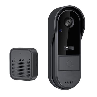Caméra de sonnette vidéo sans fil avec sonnerie sans fil, Audio bidirectionnel, application Tuya, contrôle de nuit