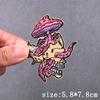 Punk Embroidered Patches For Clothing Demon Devil Patch Iron On Patches For Clothes Hip Hop Sewing/Fusible Patch Stickers Badges