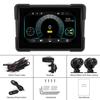5-Inch Motorcycle Wireless CarPlay and Android Auto Display, IP68, Two DVR Cameras