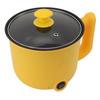 Electric Noodle Cooker Yellow 1.8L 2 Speed Adjustment 600W Automatic Power Off Anti Stick with