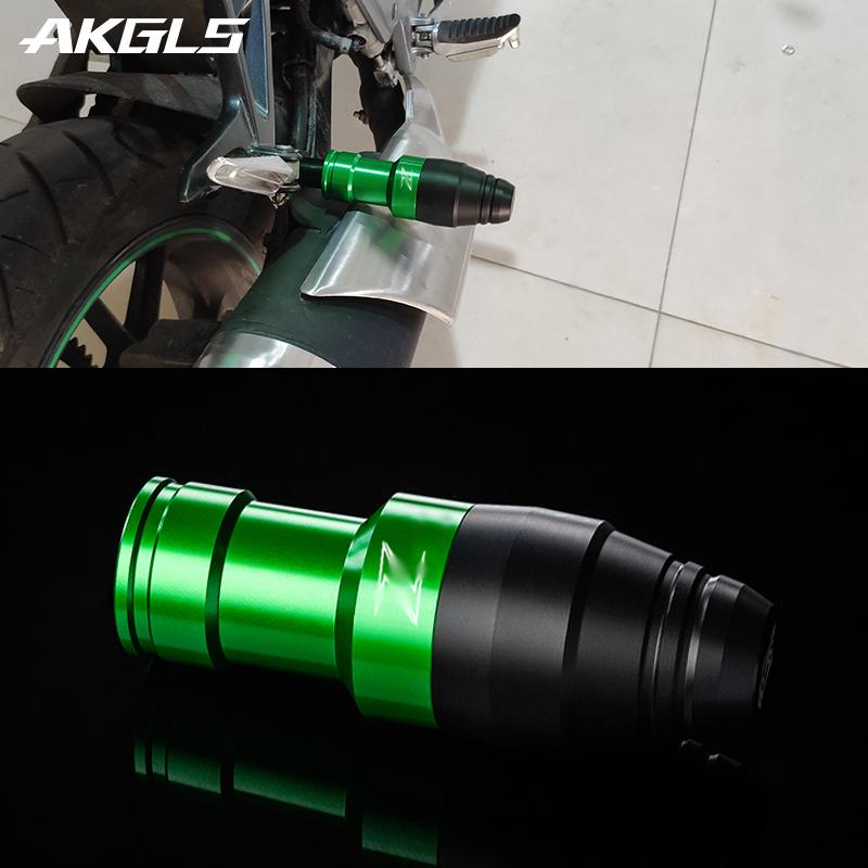 

Для Kawasaki z900 Z750 Z800 Z250 Z300 Ninja250 300 Z1000 Z1000SX аксессуары для мотоциклов, аварийная накладка, ползунок выхлопа, авария