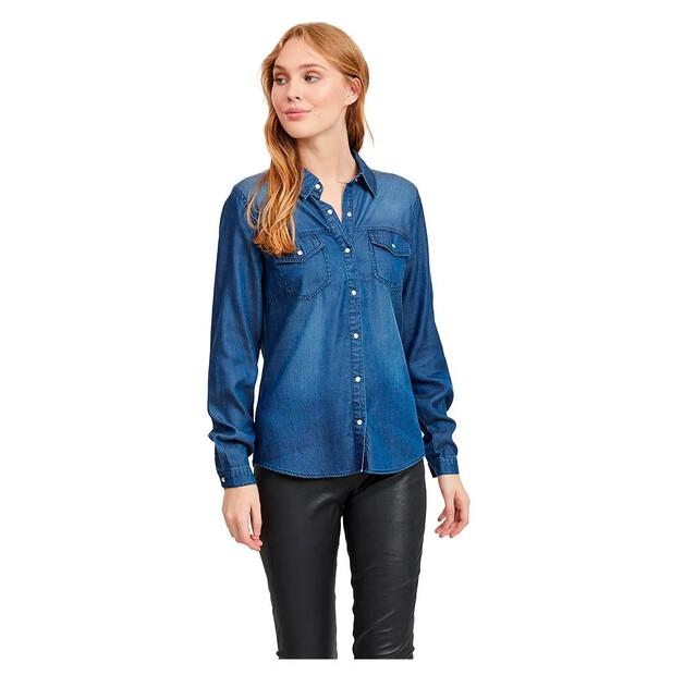 

Vila Bista Long Sleeve Denim рубашка S