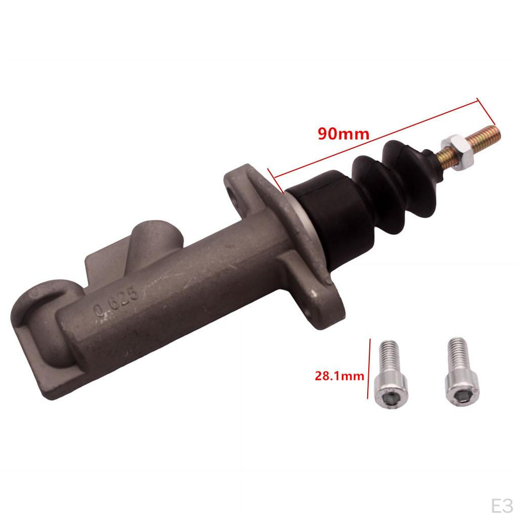 Aluminum Alloy Brake Clutch Master Cylinder 0.625 Bore Thread for Handbrake,