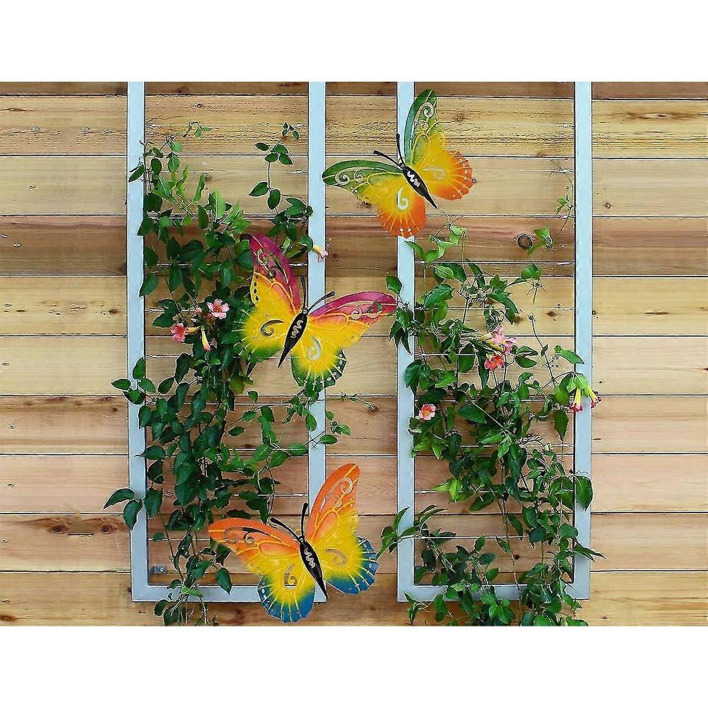 Metal Butterfly Wall Decor - Handmade Outdoor Garden Ornaments