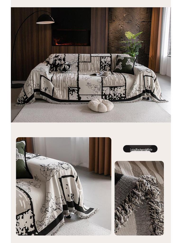 Housse de canapé universelle en chenille premium 2025: Combinaison intégrale toutes saisons